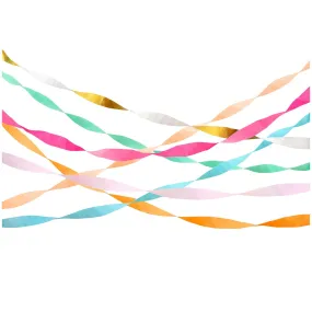 Paper Streamers - Bright Crepe