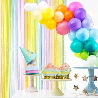 Pastel Shimmer Foil Curtain