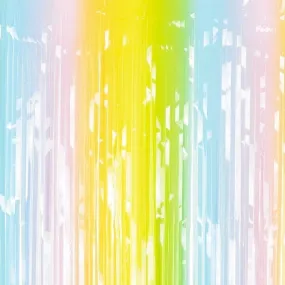 Pastel Shimmer Foil Curtain