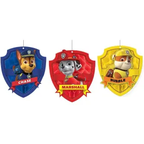 Paw Patrol Honeycomb Decorations