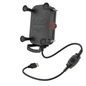 RAM Mount Tough-Charge w/X-Grip 15W Waterproof Wireless Charging Holder [RAM-HOL-UN12WB-1]