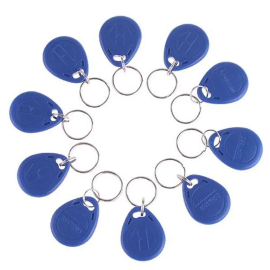 RFID 125Khz EM4100 EM4102 Proximity ID Tags Key Fob Keyfobs  3 5 10 20 PCS BLUE