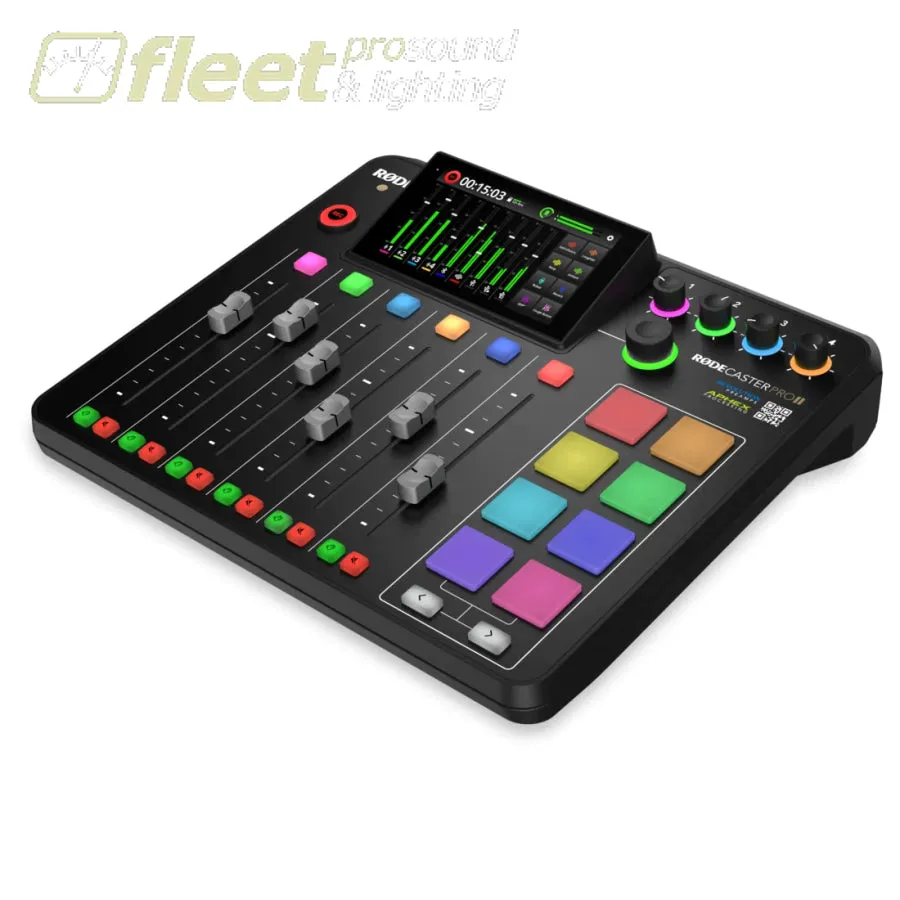 RodeCaster Pro II Integrated Audio Production Studio