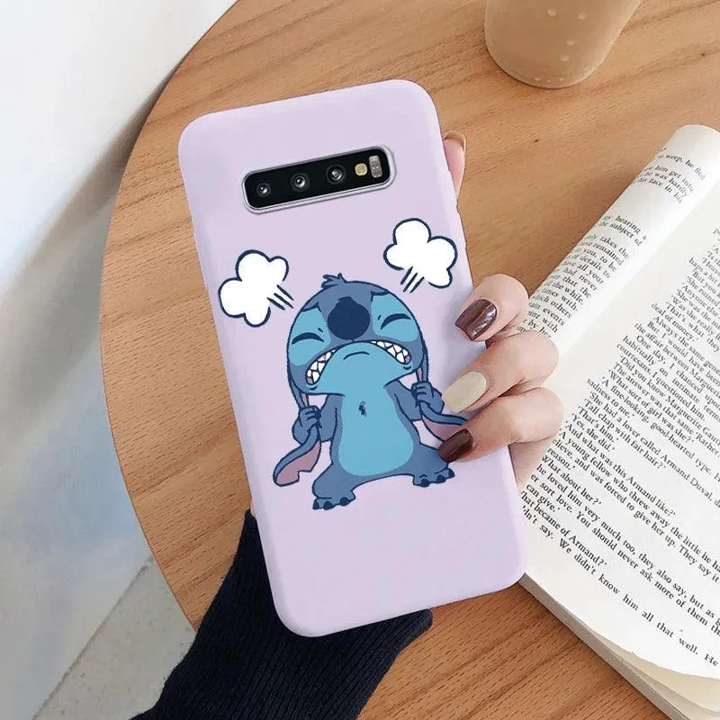 Samsung Galaxy S10 Cartoon Lilo Stitch Phone Case