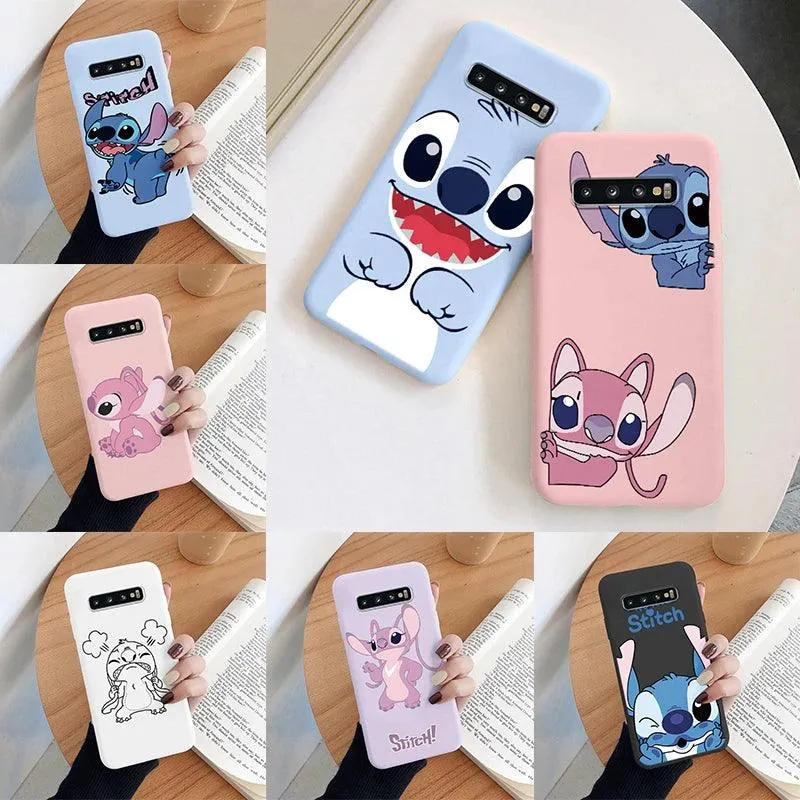 Samsung Galaxy S10 Cartoon Lilo Stitch Phone Case