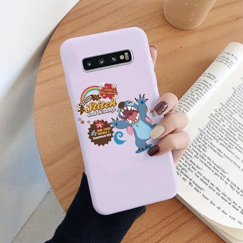 Samsung Galaxy S10 Cartoon Lilo Stitch Phone Case