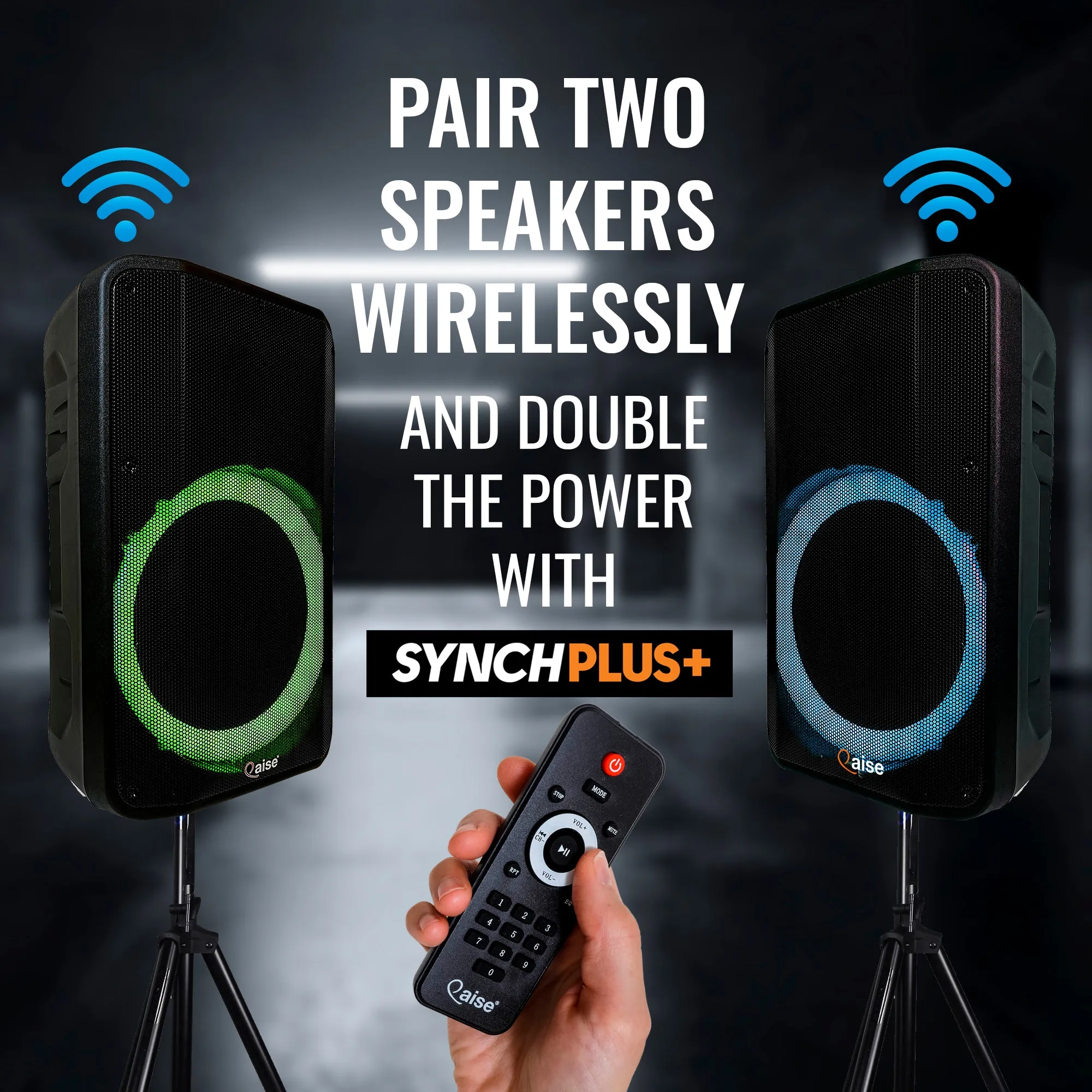 SB-1500 - Bluetooth Rechargeable Party Speaker. 15 inch woofer with 5500Watts output power