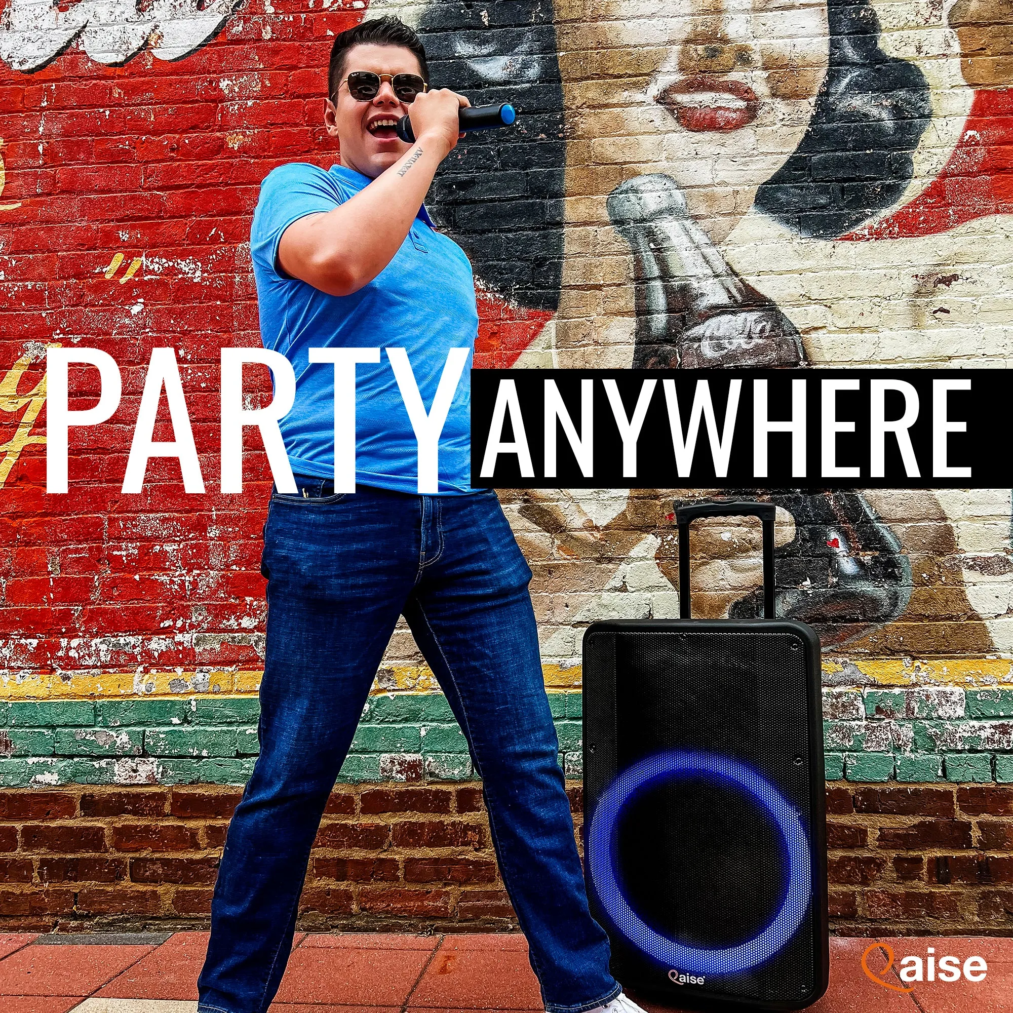SB-1500 - Bluetooth Rechargeable Party Speaker. 15 inch woofer with 5500Watts output power