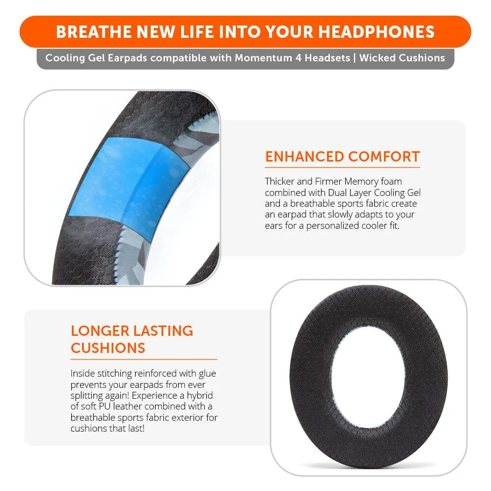 Sennheiser Momentum 4 Earpads - WC FreeZe Cooling Gel