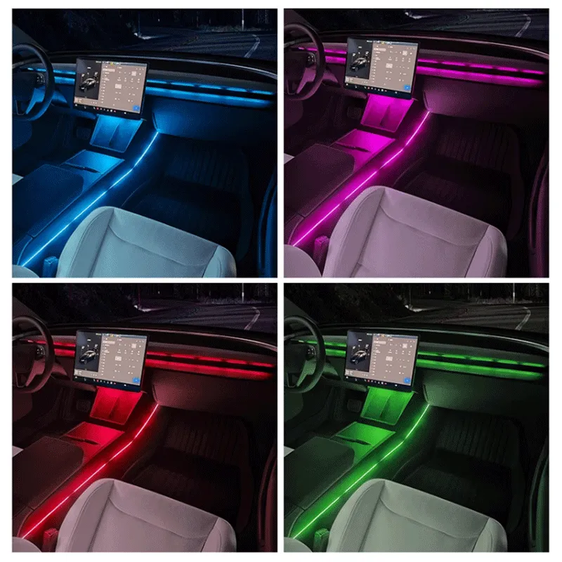 TAPTES® Central Control Intelligent Ambient Lighting for  2024-2025 Tesla Model 3 Performance / 2024-2025 Tesla Model 3 Highland