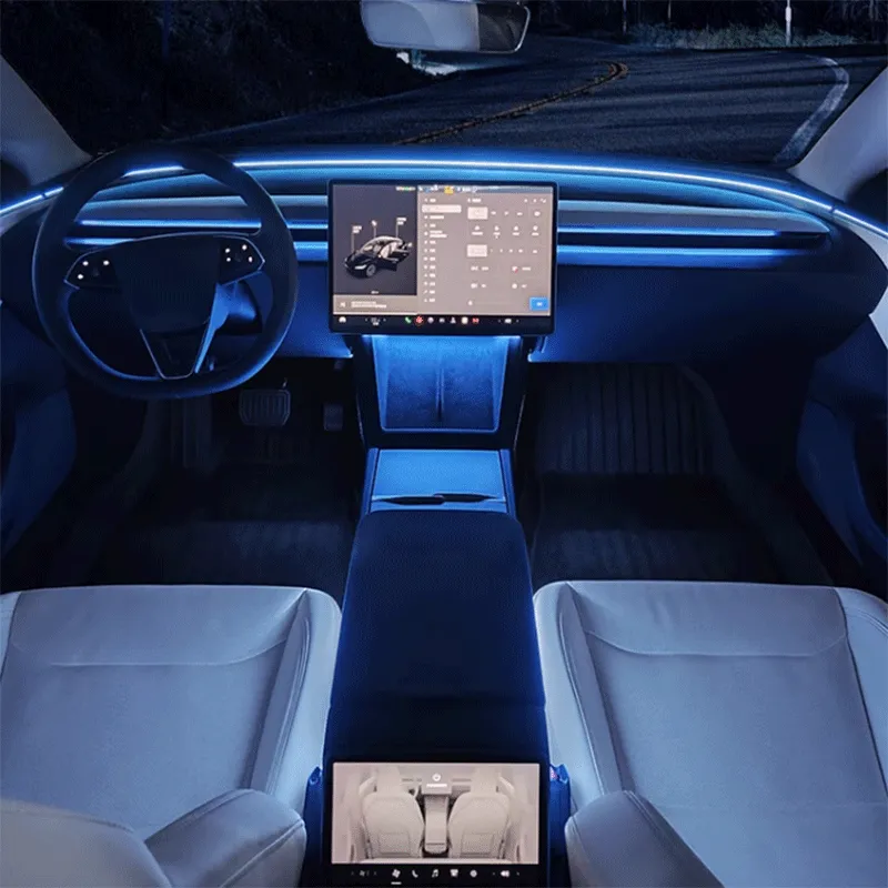 TAPTES® Central Control Intelligent Ambient Lighting for  2024-2025 Tesla Model 3 Performance / 2024-2025 Tesla Model 3 Highland