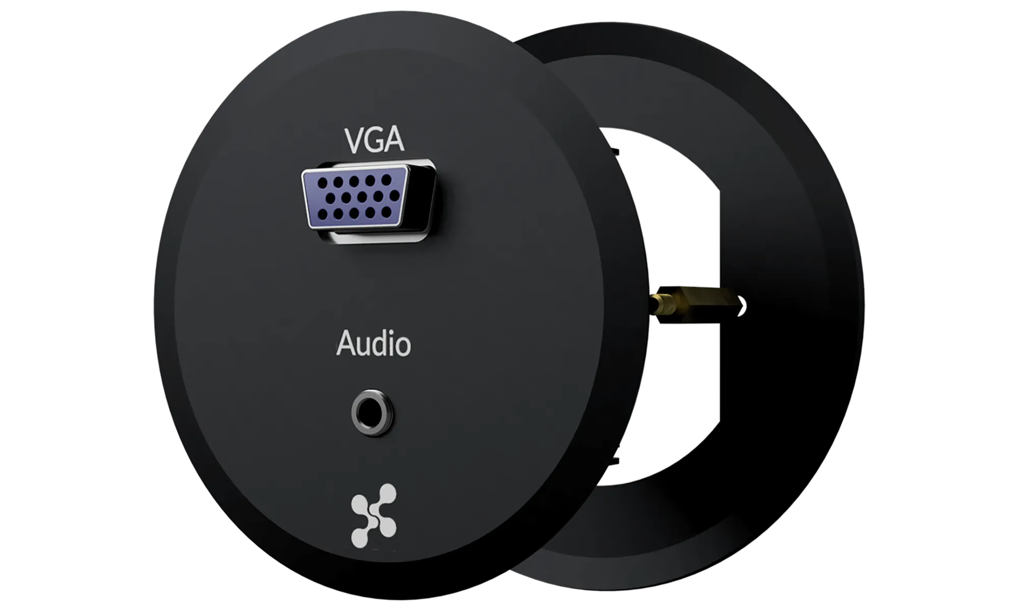 Techlogix Networx TL-TI-VGA VGA & stereo audio pass-through table insert