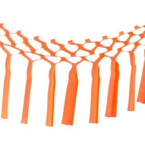 Tissue Streamer Garland - Orange