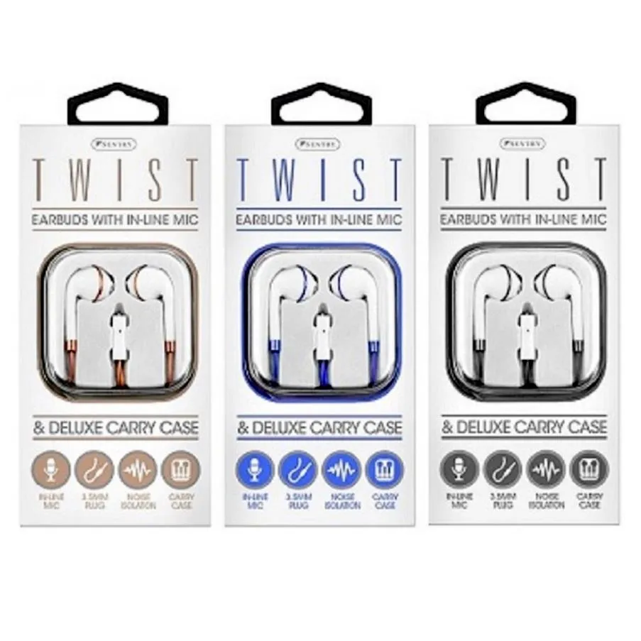 Twist Earbuds With Microphone