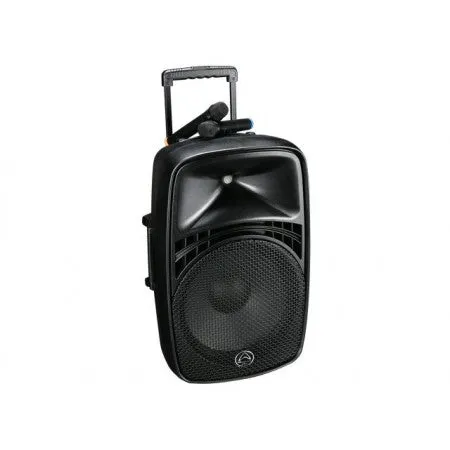 Wharfedale EZ15A Battery PORTABLE 15", Dual Wireless Handheld Mic w/ Bluetooth