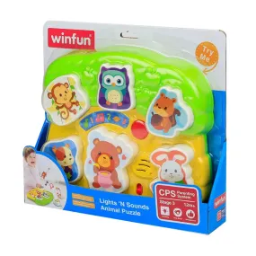 Winfun Lights 'N Sounds Animal Puzzle